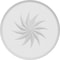 Ekena Millwork Standard Grayson Spiral Rosette With Rounded Edge, 5"W x 5"H x 3/4"P ROSP050X050X075GRY14 - alternate 3